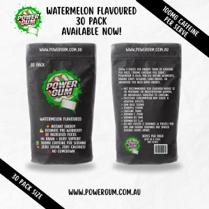 Power Gum Watermelon 30 Pack with FREE Shipping.