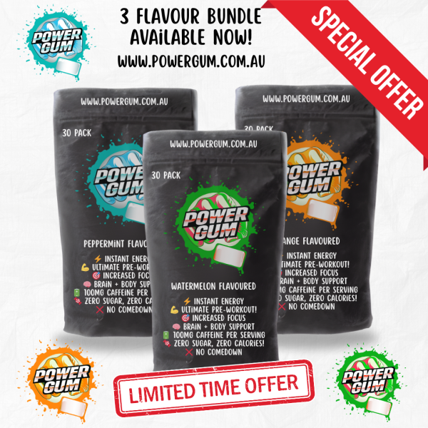 3-Flavour Power Bundle with FREE Shipping!